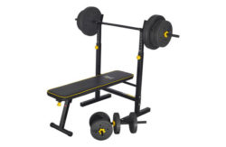 Everlast Folding Bench with 50kg Weights